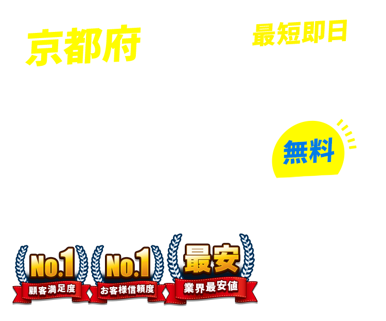 京都府の不用品回収・粗大ごみ回収業者なら即日対応で回収費用0円の「ネコの手」!